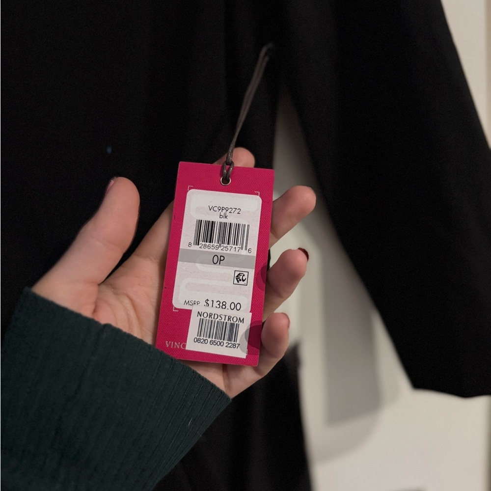 Vince Camuto Nordstrom Black Asymmetrical Dress - Picture 4 of 5